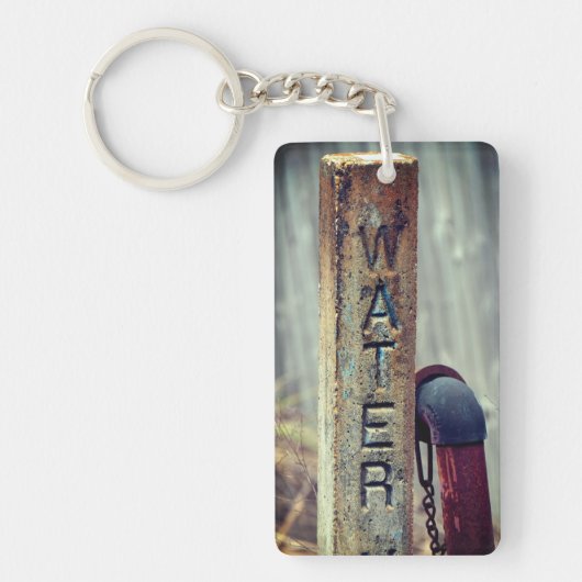 Porte-clés Vanne d'eau rustique (Devant)