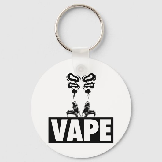 Porte-clés Vape Steamer | Vapeur E-Cigarette Cadeau (Recto)