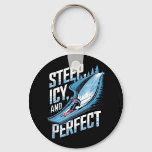 Porte-clés Vapeur Icy Et Parfait T-shirt Ski Alpin.png