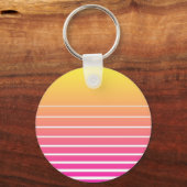 Porte-clés Vaporwave Sun (Recto)