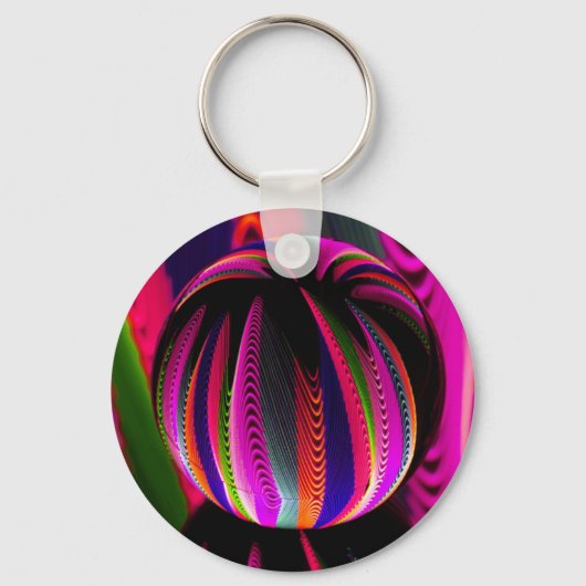 Porte-clés Variation des couleurs dans le verre (Recto)