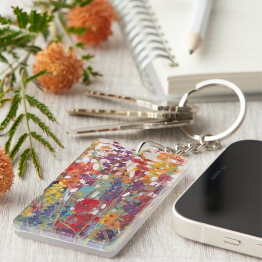 Porte-clés Variété de fleurs (Devant droit)