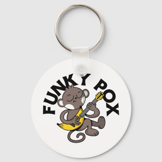Porte-clés Variole du singe Funky Pox (Recto)