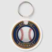 Porte-clés Varsity Baseball Red Stitch Keychain (Verso)