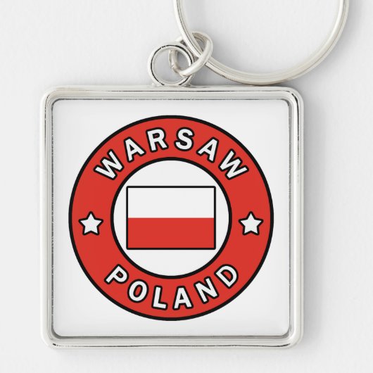 Porte-clés Varsovie Pologne (Devant)
