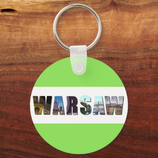 Porte-clés Varsovie Pologne (Recto)