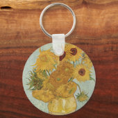 Porte-clés Vase avec 12 tournesols Vincent Van Gogh (Recto)