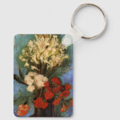 Porte-clés Vase avec des Œillets de Vincent van Gogh (Verso)