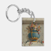Porte-clés Vase de fleurs dans un créneau (Devant gauche)