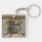 Porte-clés Vase de fleurs dans un créneau (Dos)