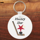 Porte-clés Vedette de hockey (Recto)