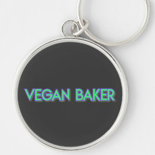 Porte-clés Vegan Baker Neon Green