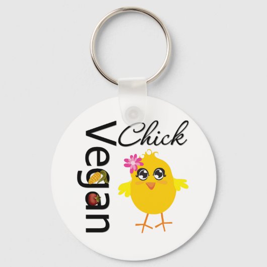 Porte-clés Vegan Chick (Recto)