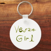 Porte-clés Vegan Girl 1 (Recto)