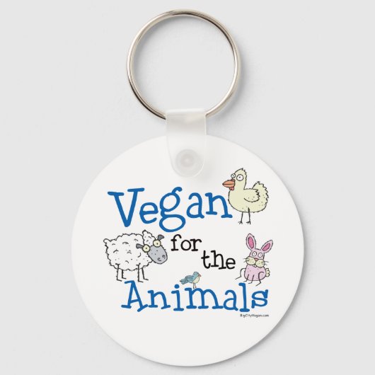 Porte-clés Vegan pour les animaux (Recto)