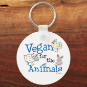 Porte-clés Vegan pour les animaux (Recto)