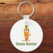 Porte-clés Vegan Runner - Carrot (Recto)