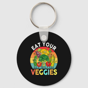 Porte-clés Vegan Shirt Kids Toddler Garçons Mangez Votre Veg 
