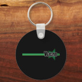 Porte-clés Vegan Star Black (Recto)