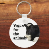 Porte-clés Végétan pour les animaux - Veau (Recto)