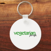 Porte-clés Végétarien à vie (Recto)