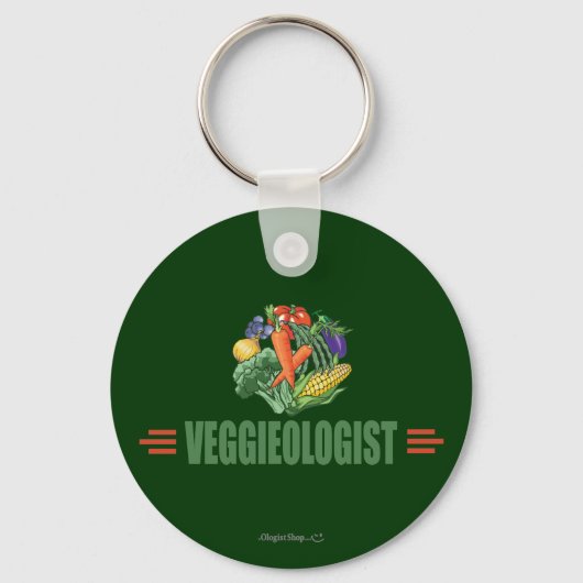Porte-clés Végétarien humoristique (Recto)