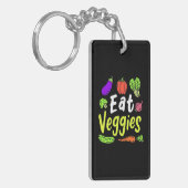 Porte-clés Végétarien Manger Légumes (Devant gauche)