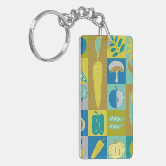 Porte-clés Veggie Blocks II (Devant gauche)