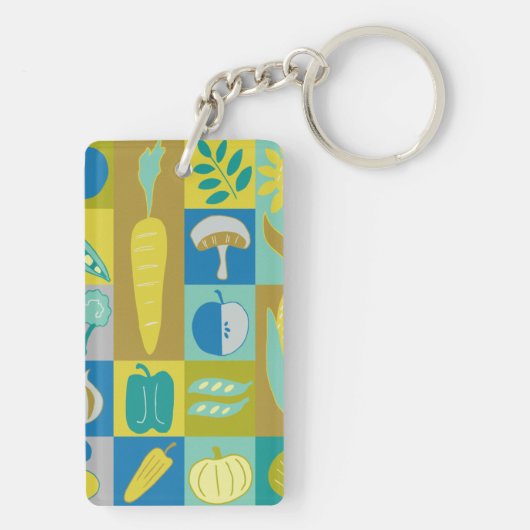 Porte-clés Veggie Blocks II (Dos)