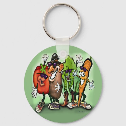 Porte-clés Veggie Gang (Recto)