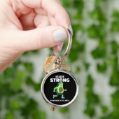 Porte-clés Veggie Strong, Alimenté par les plantes (main)