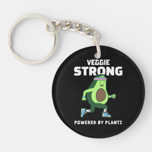 Porte-clés Veggie Strong, Alimenté par les plantes
