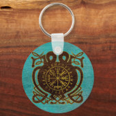 Porte-clés Vegvisir - Compas de navigation viking (Recto)