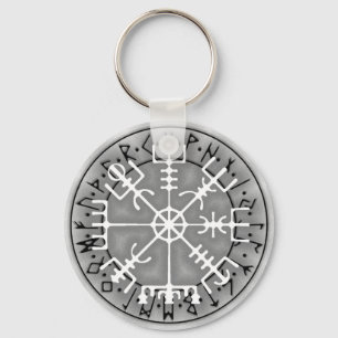 Porte-clés Vegvísir Islandais stave amulet magique