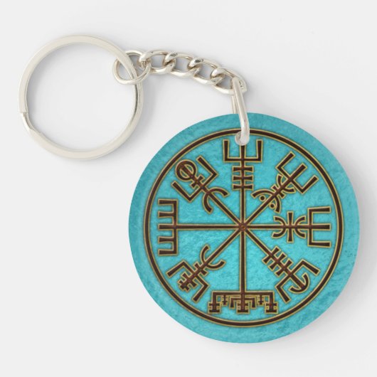 Porte-clés Vegvisir. La boussole magique de Viking de (Devant)
