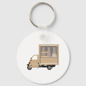Porte-clés véhicule camionnette de café mobile (Verso)