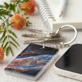 Porte-clés Veil Nebula Supernova Reste Télescope Hubble (Devant droit)