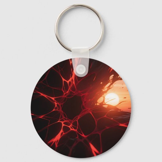 Porte-clés Veines Rouges Crépuscule Abîme (Recto)