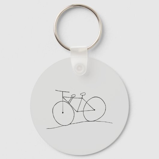 Porte-clés Vélo avec deux sièges Porte - clé (Verso)