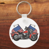 Porte-clés Vélo classique américain (Recto)