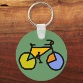 Porte-clés vélo couleur (Recto)