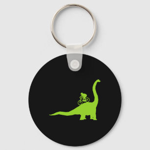 Porte-clés Vélo de Montagne Dinosaure Cycliste Mtb