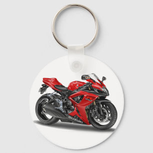 Porte-clés vélo de rouge du suzuki GSX-R600