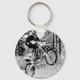 Porte-clés Vélo irrégulier dans les bois