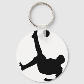 Porte-clés vélo kick soccer joueur