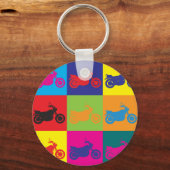 Porte-clés Vélo Pop Art (Recto)