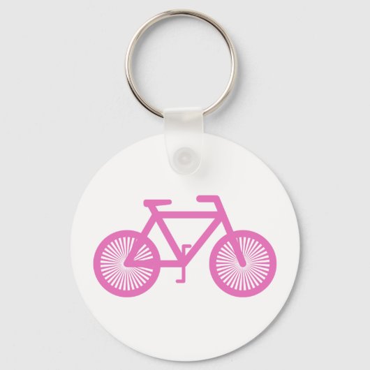 Porte-clés Vélo rose (Recto)