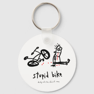 Porte-clés Vélo Stupide
