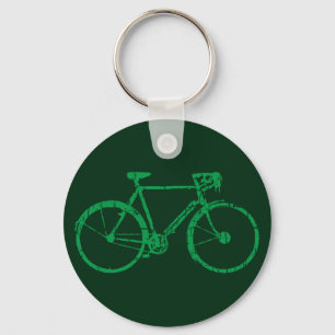 Porte-clés vélo vert