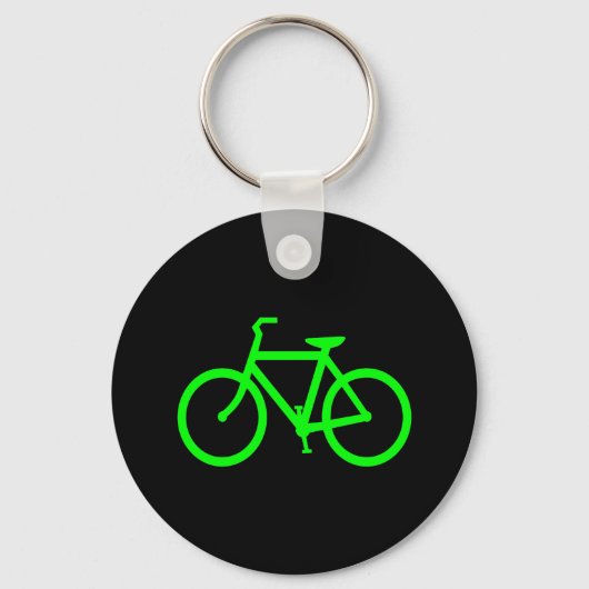 Porte-clés Vélo Vert Citron (Recto)